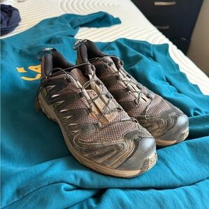 Salomon Brown and Black Men's Trail Running Shoes XA Pro